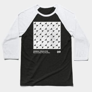 Animal Collective / Minimal Graphic Design Tribute Baseball T-Shirt